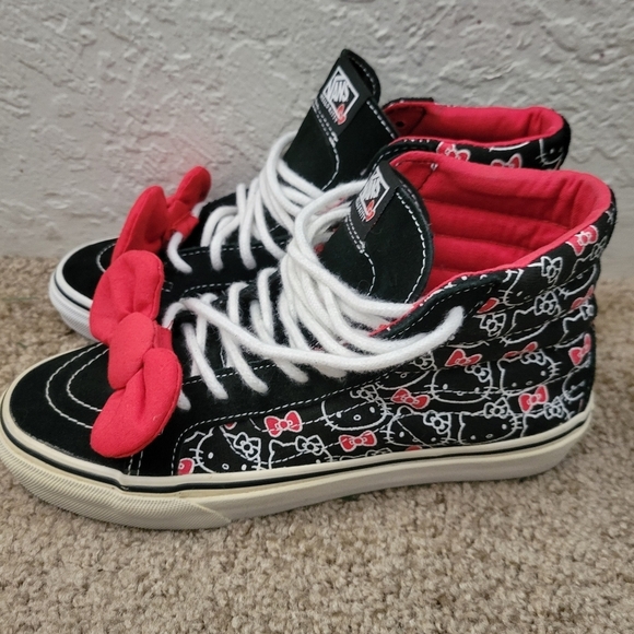 Vans Hello Kitty Sk8 Hi Shoe Size W 6.5 M 5 - Picture 4 of 7